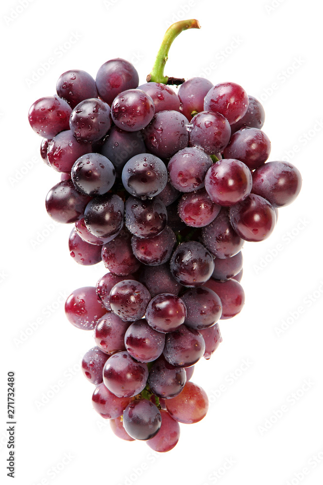 Fototapeta premium Grapes on white background 