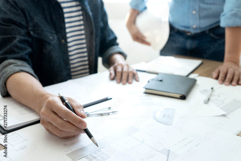 Group of engineering or architect Group of engineering or architect