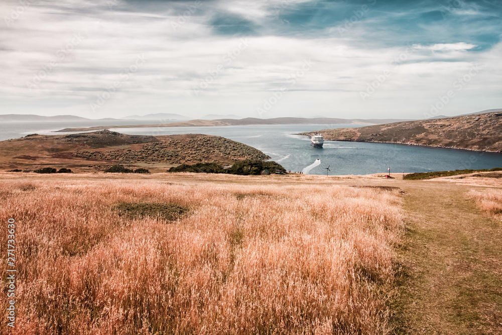 West Point Island, one of the Falkland Islands, lying in the north-west corner of the archipelago