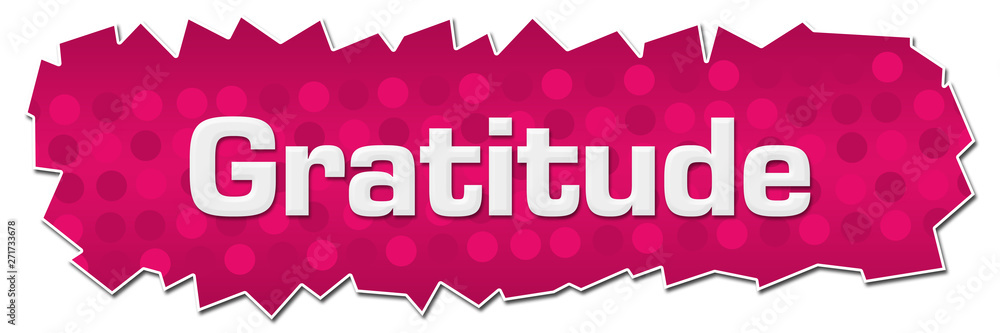 Gratitude Pink Dots Background Cutout Horizontal Gratitude Pink Dots Background Cutout Horizontal