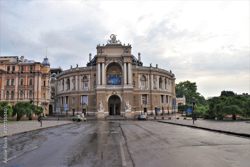 Fototapeta premium Odessa national theatre. Ukraine.