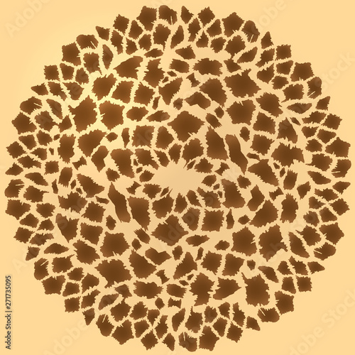 Seamless giraffe fur background