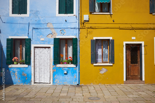 Colorful Houses Of Burano, Venice, Italy