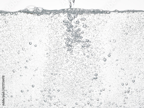 Canvas-taulu soda water bubbles