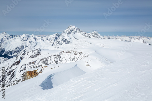 Young's Peak summit ridge. Seven Steps to Paradise backcountry ski line © DCrane Photography