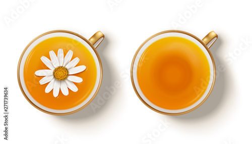 Camomile hot tea