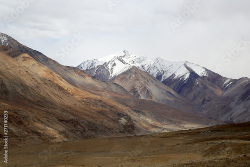 Snow Moutain perspective from Leh Ladakh, India