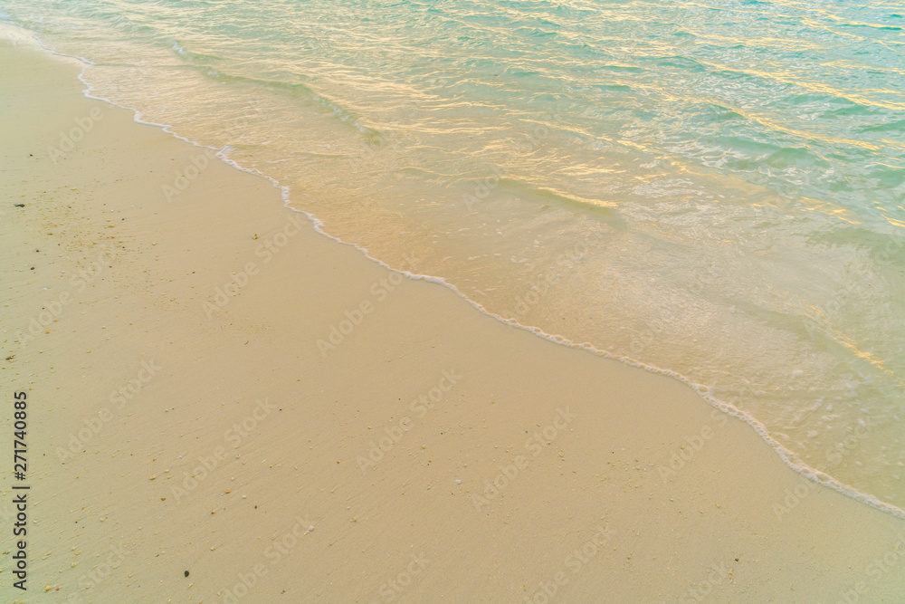 Beautiful sunset with sky over calm sea in tropical Maldives island . Beautiful sunset with sky over calm sea in tropical Maldives island .