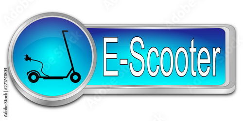 E-Scooter Button - 3D illustration