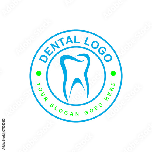 Dental Logo Emblem, Health and medical logo