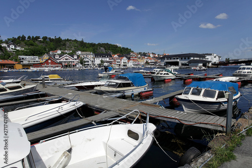 Carl Hansens Bridge, Kragero, Telemark Fylke, Norway photo