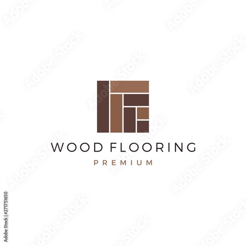 wood parquet flooring vinyl hardwood granite tile logo vector icon illustration