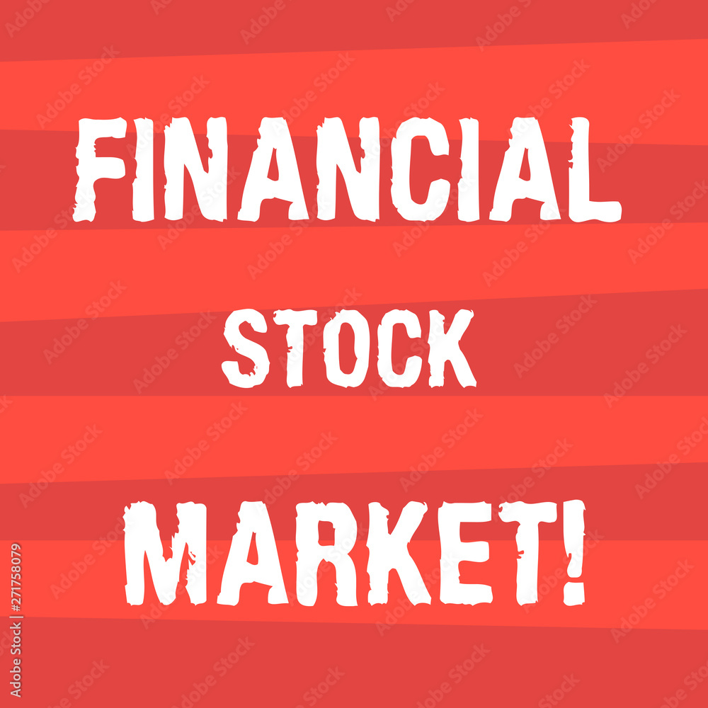 Handwriting text writing Financial Stock Market. Concept meaning showing trade financial securities and derivatives Halftone Stripe photo Horizontal Lines Pattern in Alternate Color Space Handwriting text writing Financial Stock Market. Concept meaning showing trade financial securities and derivatives Halftone Stripe photo Horizontal Lines Pattern in Alternate Color Space