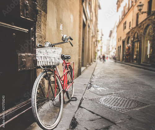 Bicicleta aparcada en Florencia