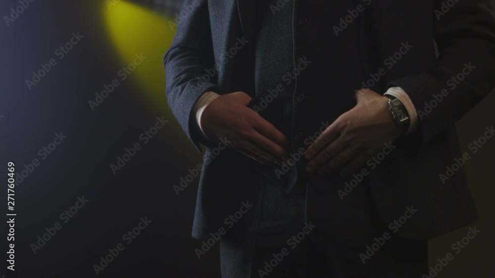Man businessman wears a suit Man businessman wears a suit