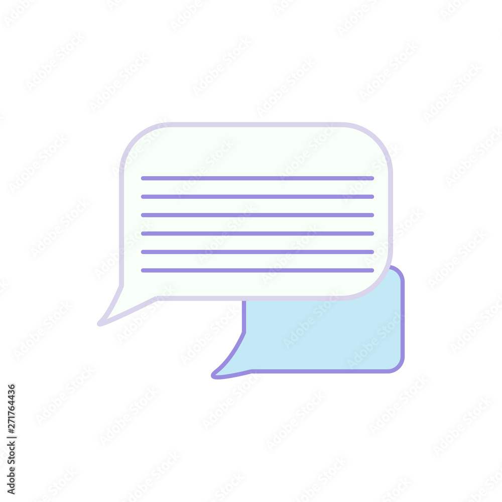 Colored windows dialogs on a white background. Hand sketch, chat, replicas. Frame for text Colored windows dialogs on a white background. Hand sketch, chat, replicas. Frame for text
