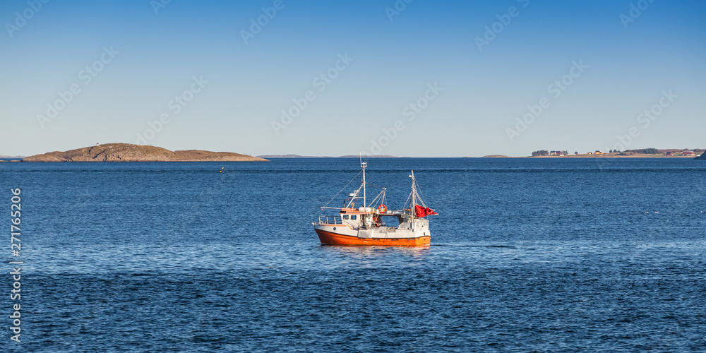 Small fishing boat, Norway Small fishing boat, Norway