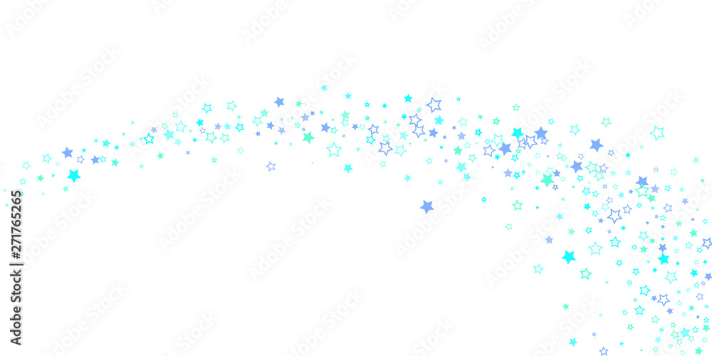 Blue, cyan, turquoise glitter stars confetti Blue, cyan, turquoise glitter stars confetti