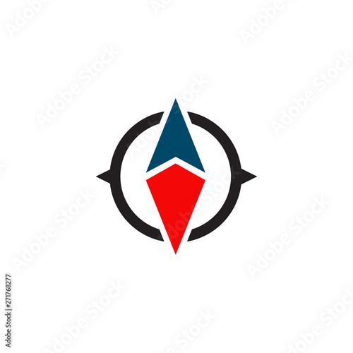 Compass logo icon vector template