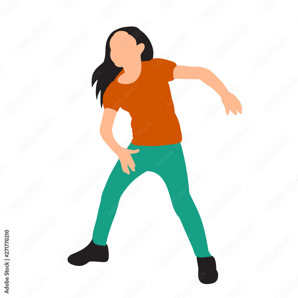 Fototapeta premium dance woman vector