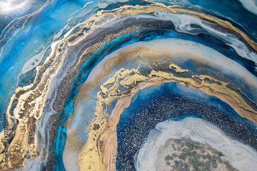 resin geode abstract art