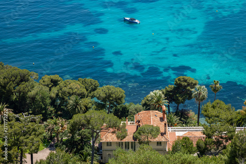 Billede på lærred Azure Coast of Nice at French Riviera