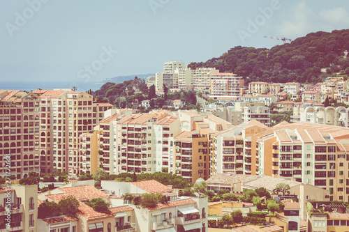 Fontvielle Harbour, Monaco, on the French Riviera. photo