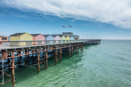Foto Hastings pier in east sussex England