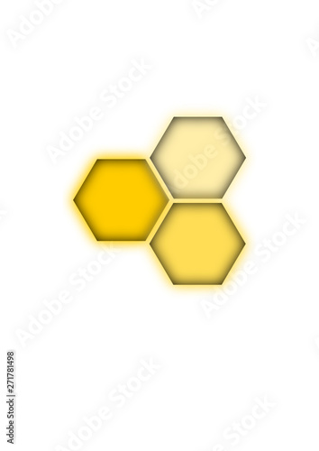 Rappresentazione grafica cellulare con esagoni