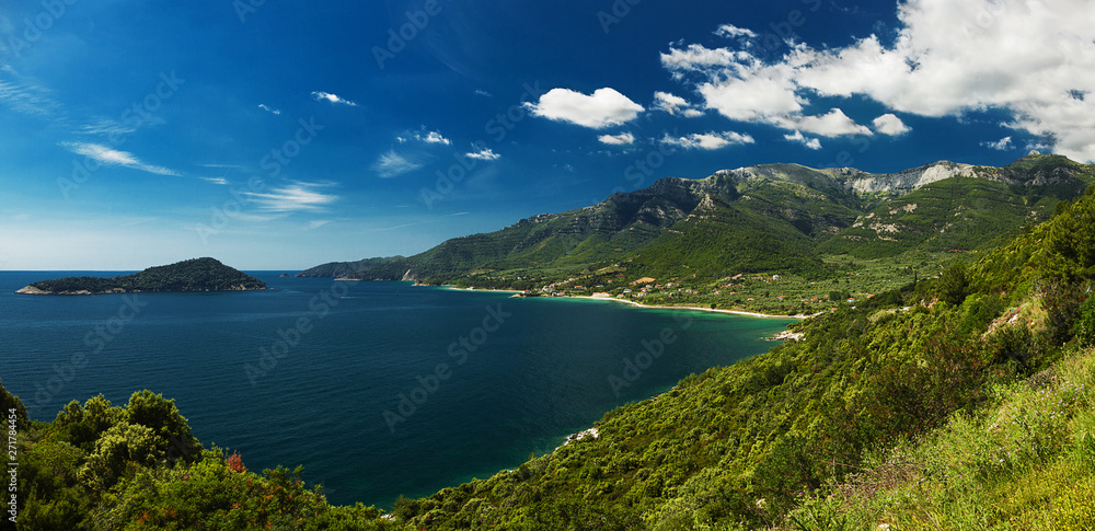 Obraz premium Beautiful view at Thassos island, Greece.