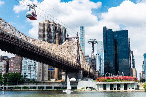 Fotografi Ed Koch Queensboro Bridge in Manhattan, New York City, USA