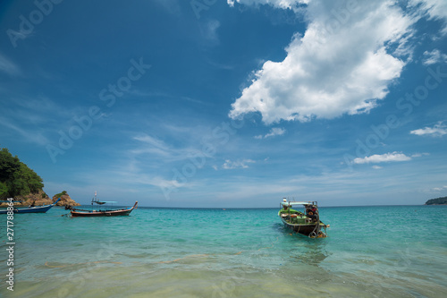 Boat in sea at Thailand © antonburkhan