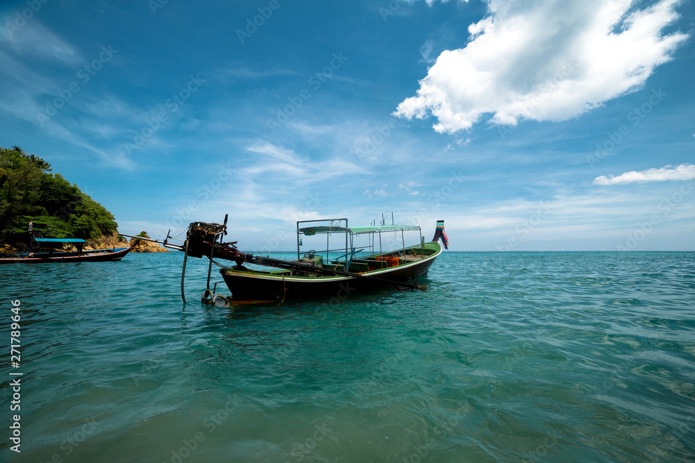Boat in sea at Thailand