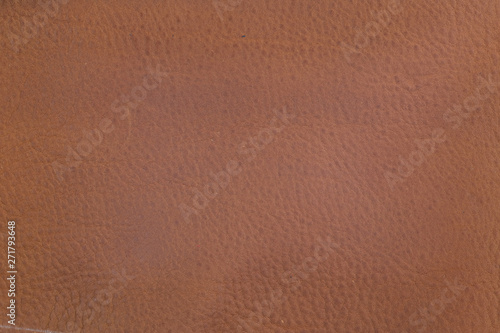 close up of Genuine brown leather texture background