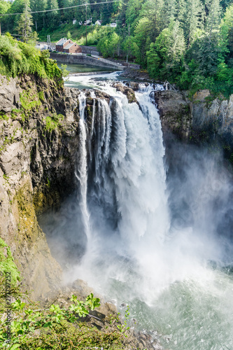Majestic Waterfall Scene