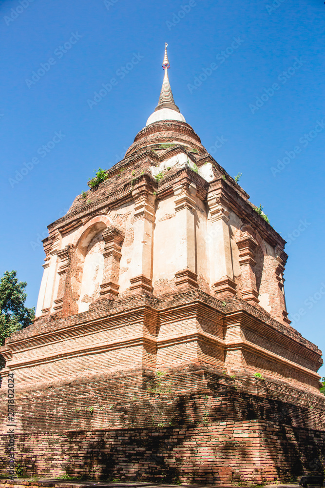 Tilokarat chedi of Wat Ched Yot temple in Chiang Mai, Thailand.