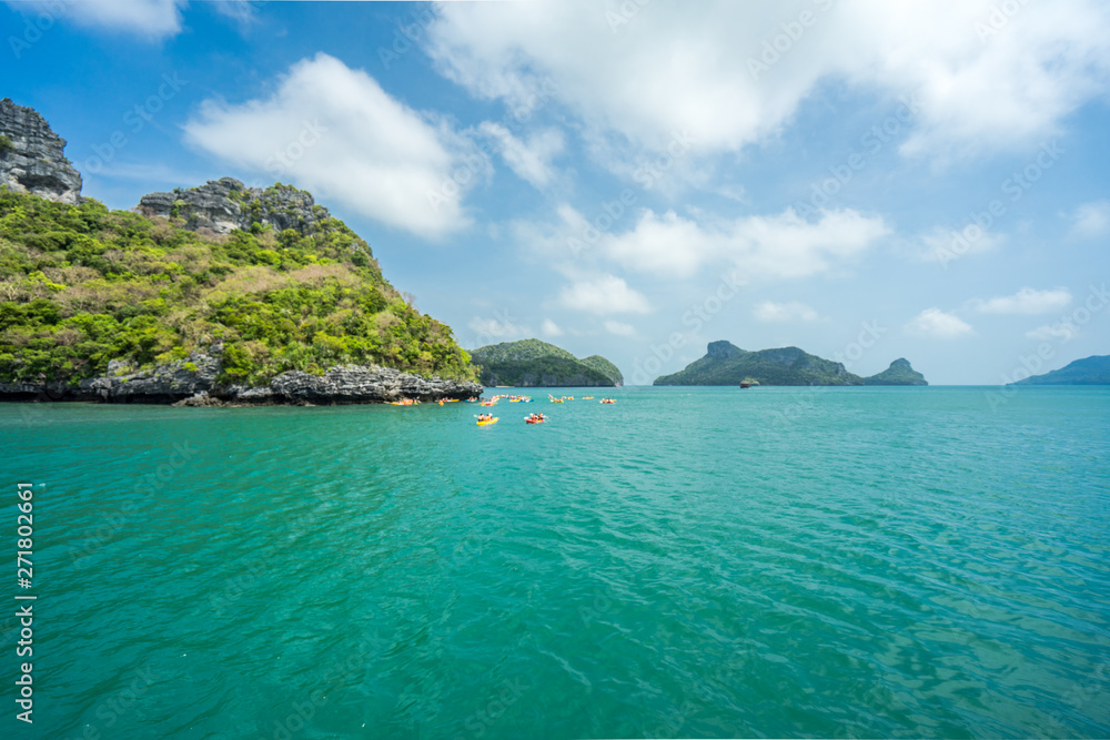 Fototapeta premium tropical island in the sea