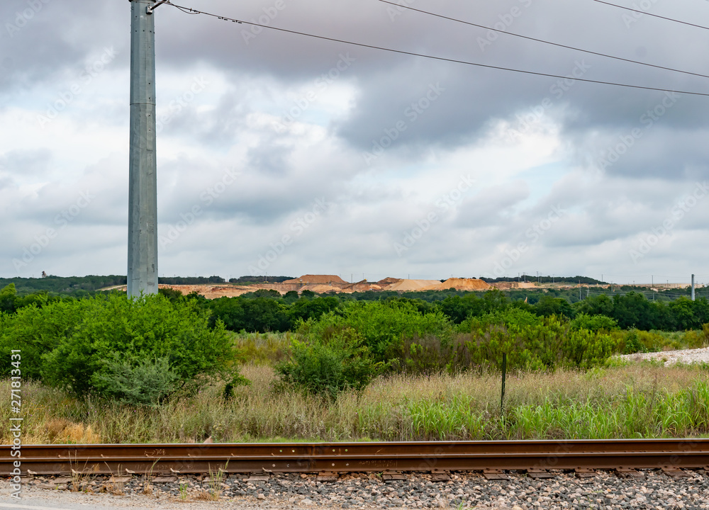 Obraz premium railway in the countryside