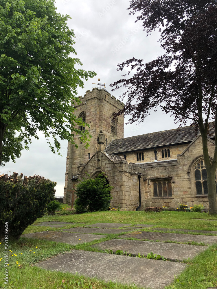 Churchyard view Churchyard view