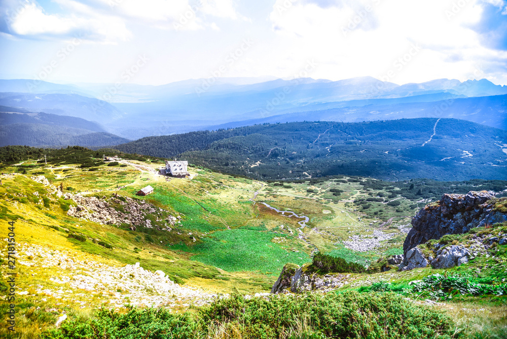 Naklejka premium The view from Rila mountain