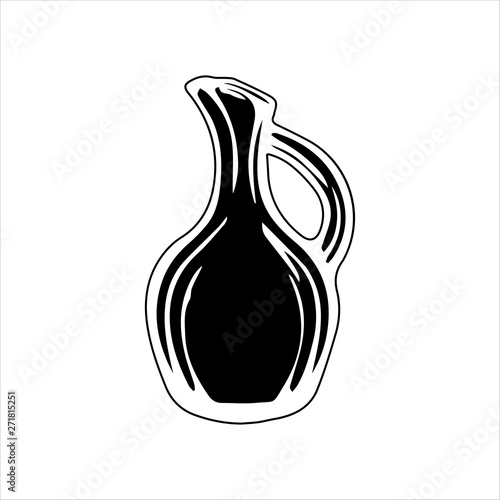 Traditional Georgian pottery for wine. Doqi