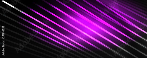 Shiny color neon light with lines  abstract wallpaper  shiny motion  magic space light. Techno abstract background