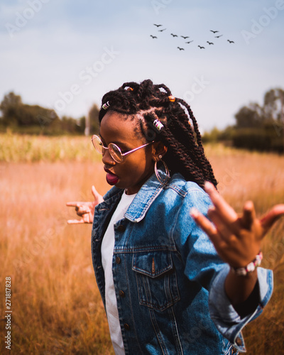 woman in shallow photo facing sideways