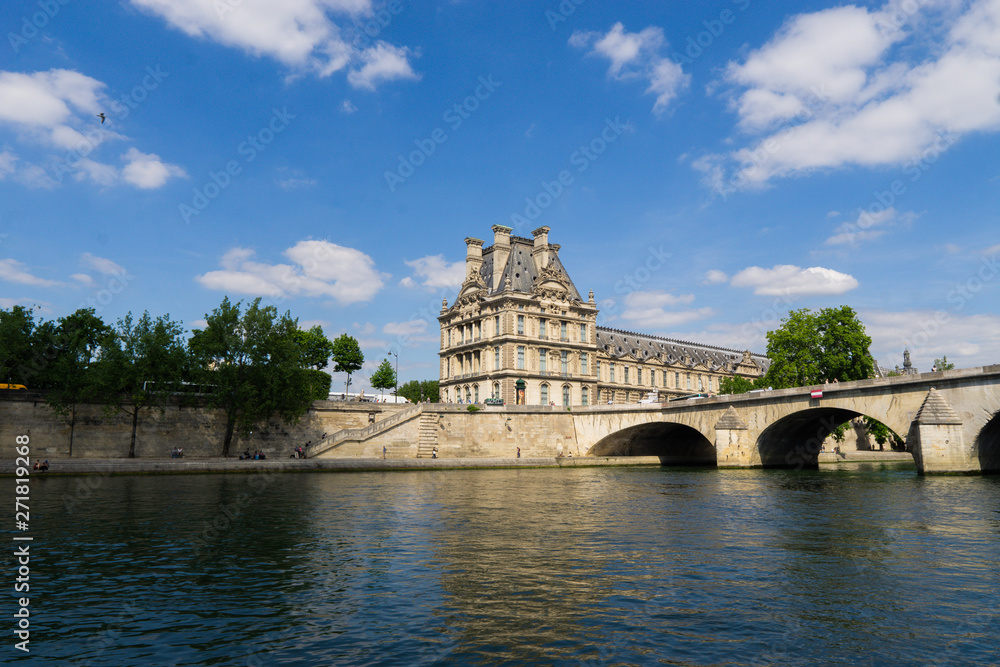 Old Palace by the River Seine