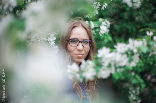 Beautiful woman portrait in...