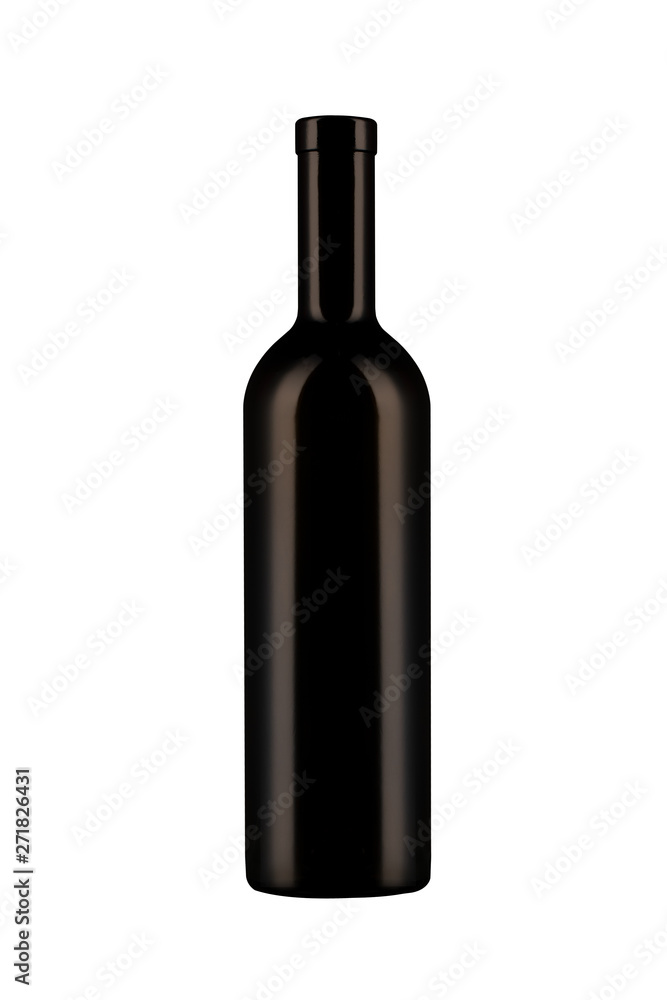 wine bottle isolated on white background wine bottle isolated on white background
