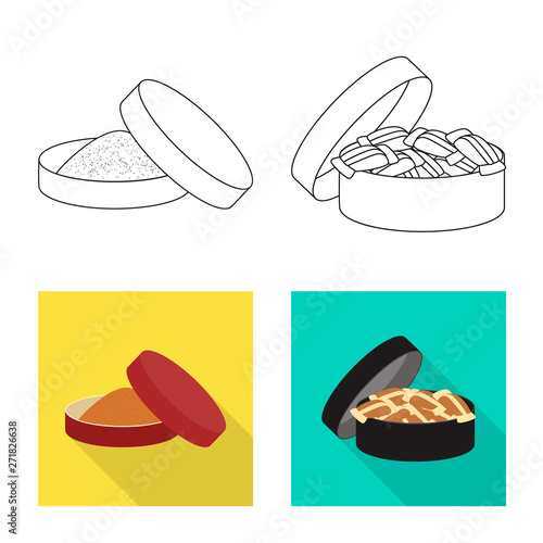 Vector illustration of refuse and stop symbol. Set of refuse and habit vector icon for stock.