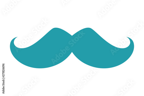 comic mustache style hipster icon