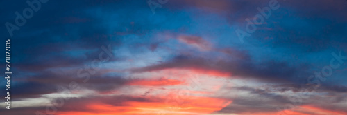 Fototapeta Naklejka Na Ścianę i Meble -  Afterglow super panorama