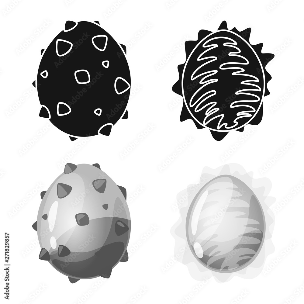 Vector design of animal and prehistoric logo. Set of animal and cute stock vector illustration. Vector design of animal and prehistoric logo. Set of animal and cute stock vector illustration.